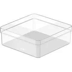 OU - Organizdor cajón 15x15x5,6 cm transparente