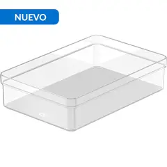 OU - Organizador cajón 22,5x15x5,6 cm transparente