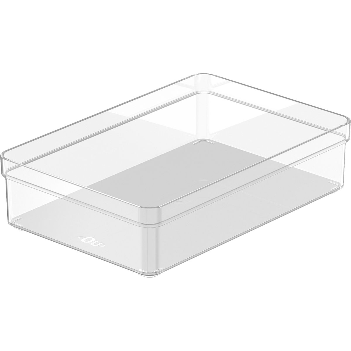 OU - Organizador cajón 22,5x15x5,6 cm transparente
