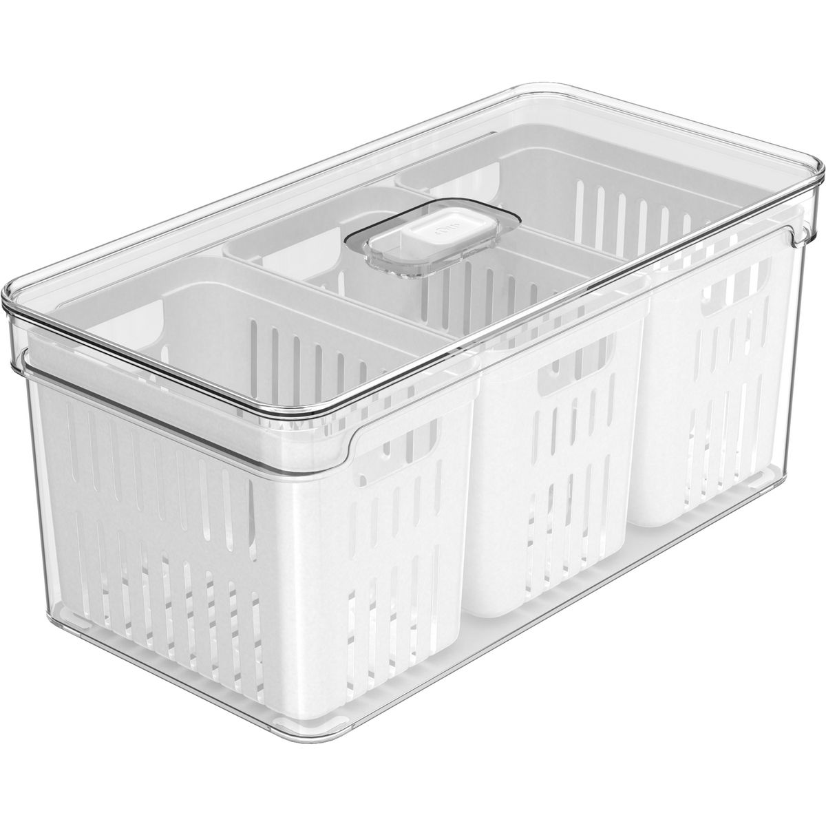 OU - Organizador de  refrigerador 3 cestas 5 l