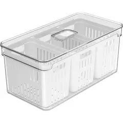 OU - Organizador de refrigerador 3 cestas 5 l