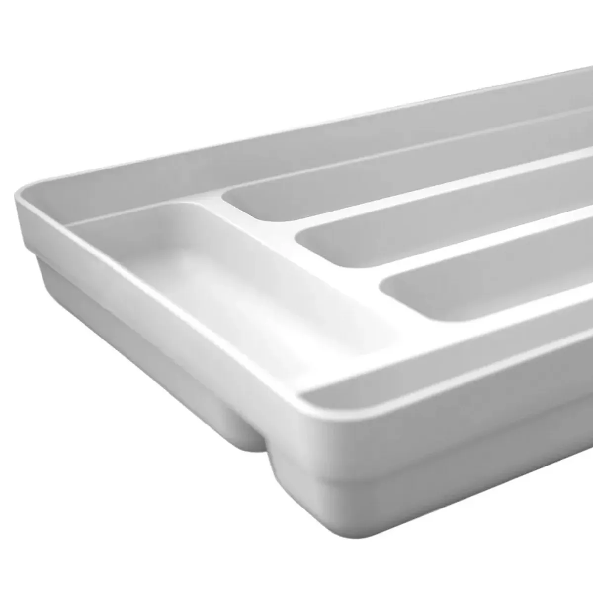 OU - Organizador cubiertos Logic blanco