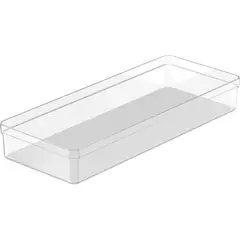 OU - Organizador cajón 37,5x15x5,6 cm transparente