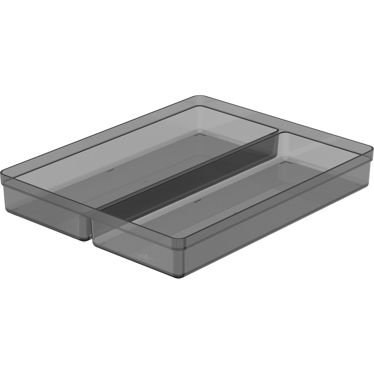 OU - Organizador cajón 37,5x30x5,6 cm gris