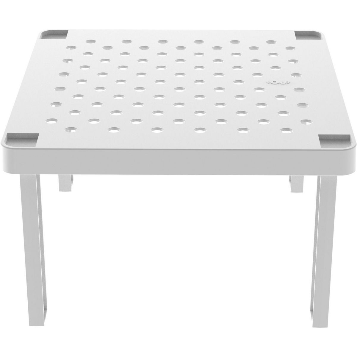 OU - Organizador estante cuadrado blanco