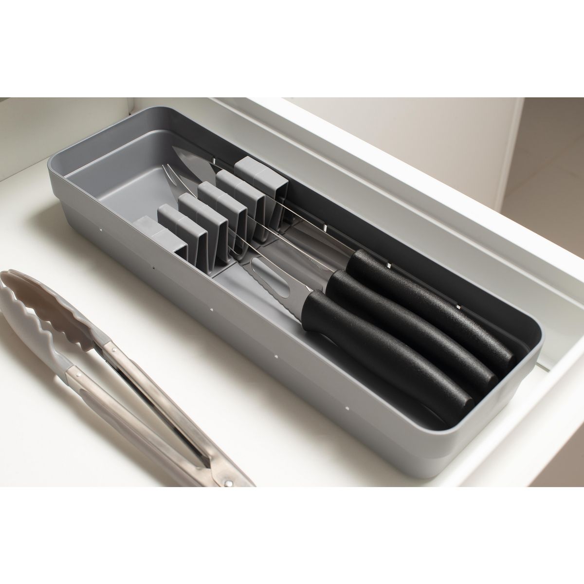 OU - Conjunto organizadores cubiertos gris