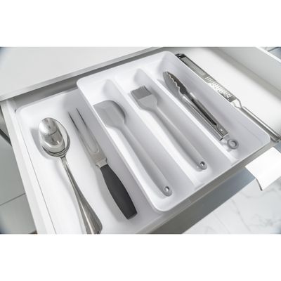 Imagen 2 del producto Organizador utensilios extensible blanco