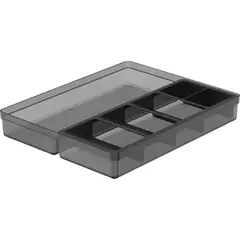 OU - Organizador utensilios y cubiertos negro