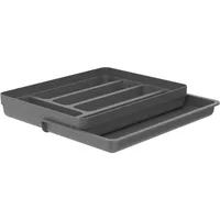 Organizador cubiertos extensible gris