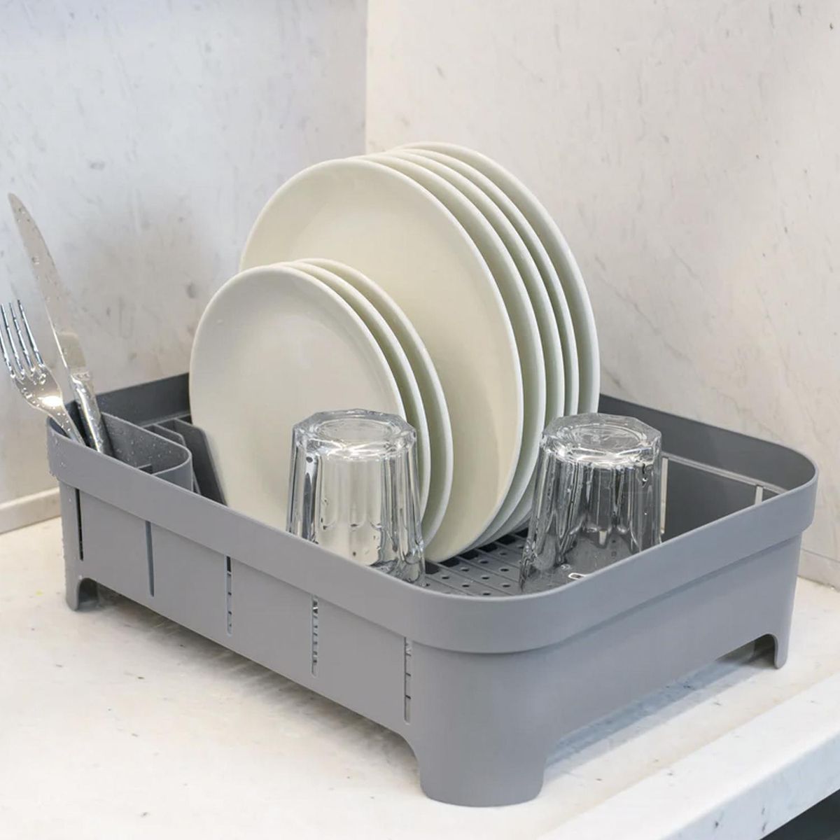 OU - Escurreplatos Trium gris