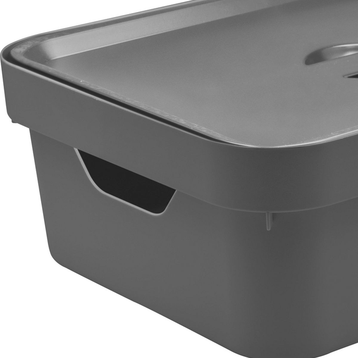 OU - Caja Cube M con tapa gris