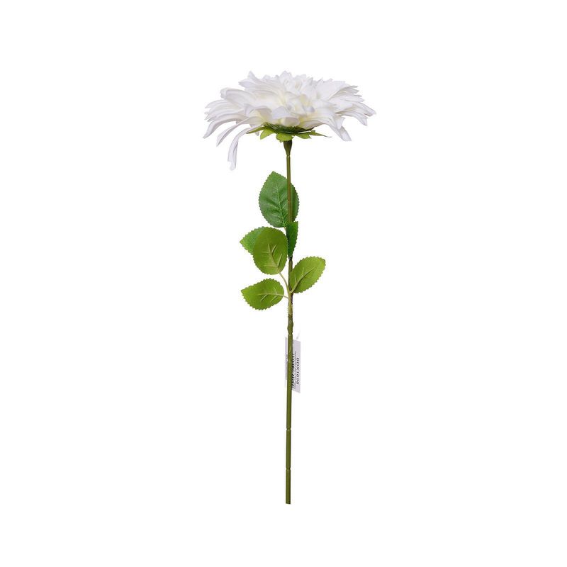 SOHOGAR - Vara Artificial Dalia 45 cm Blanco