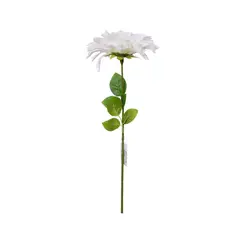 SOHOGAR - Vara Artificial Dalia 45 cm Blanco