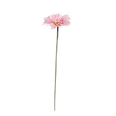 SOHOGAR - Flor artificial gerbera 48cm, color rosado