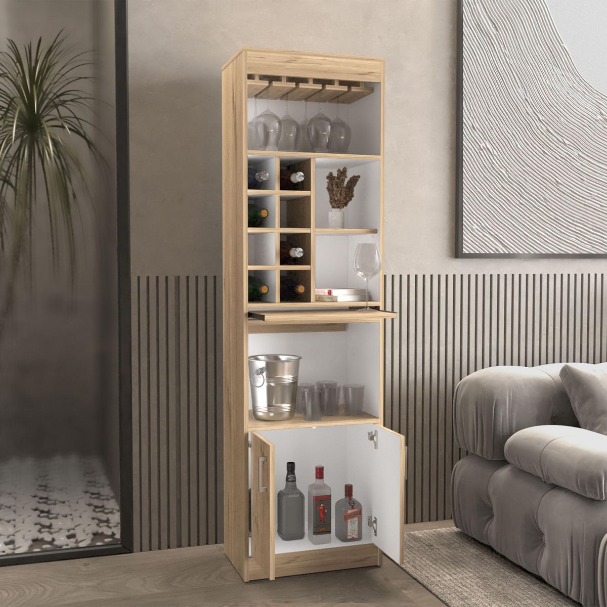 TUHOME - Bar 51.2x180.6x Duna/blanco