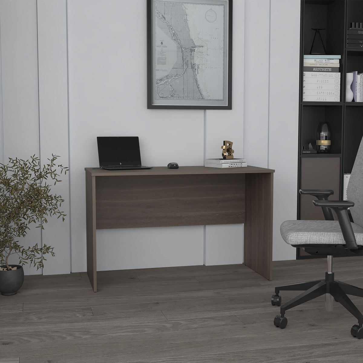 TUHOME - Escritorio Malibu Fresno 120x75x53 cm