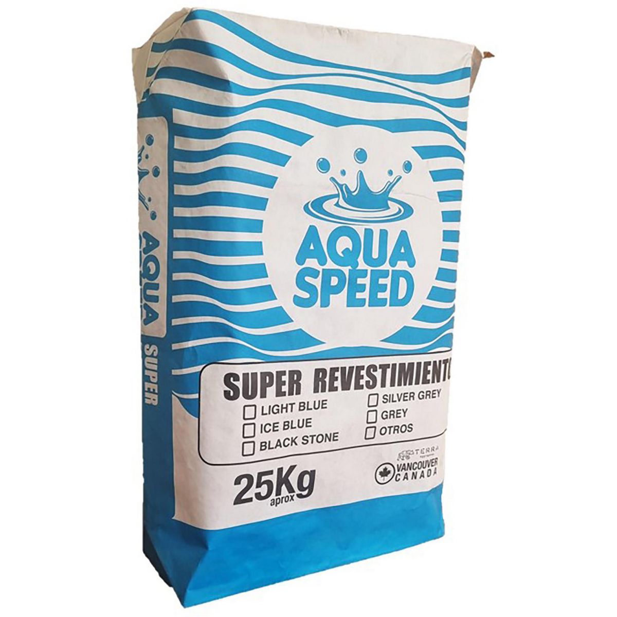 GENERICO - Mortero Revestimiento Piscinas Aquaspeed Ice Blue 25 Kg