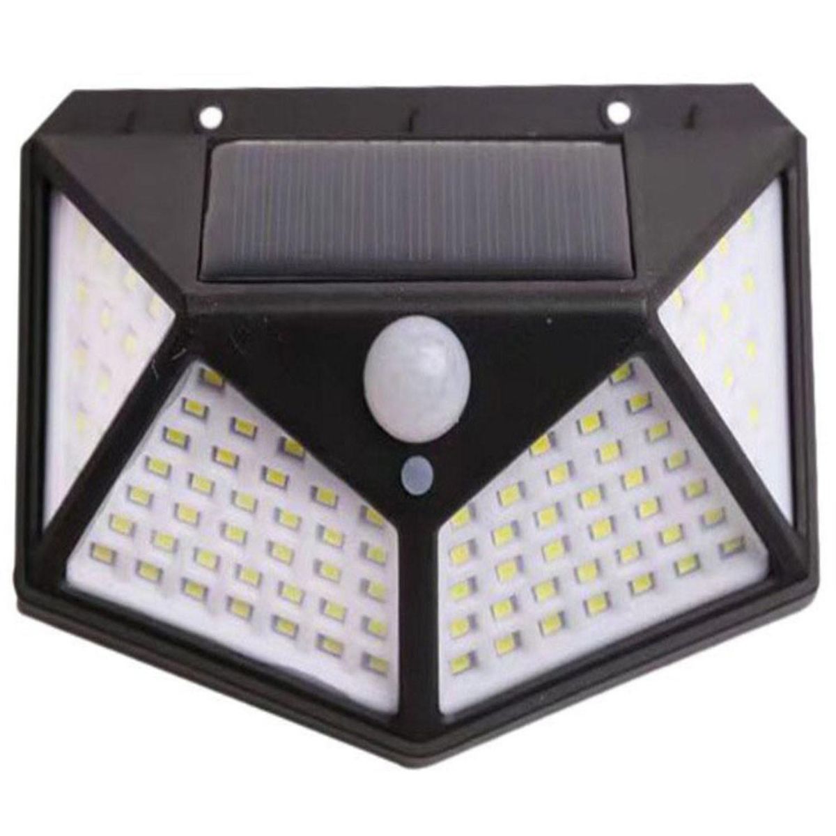 PRO OUTDOOR - Apliqué Led Solar con Sensor Triangular 5.5 V IP 65 100 lm Luz Fría