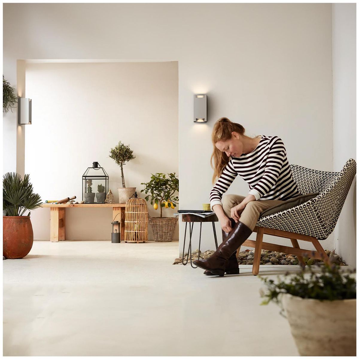 PHILIPS - Apliqué Pared Trowel 3.8 IP 44 340 lm Luz Fría