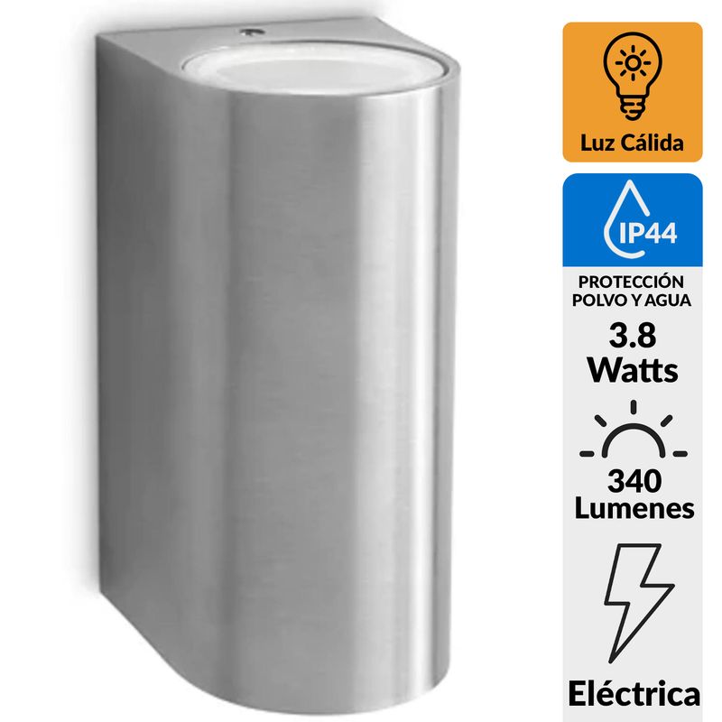PHILIPS - Apliqué Led Exterior Nightingale 3.8 IP 44 340 lm Luz Cálida