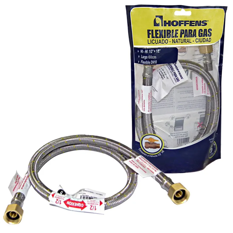 Flexible Gas HI 1/2x1/2" 60 cm