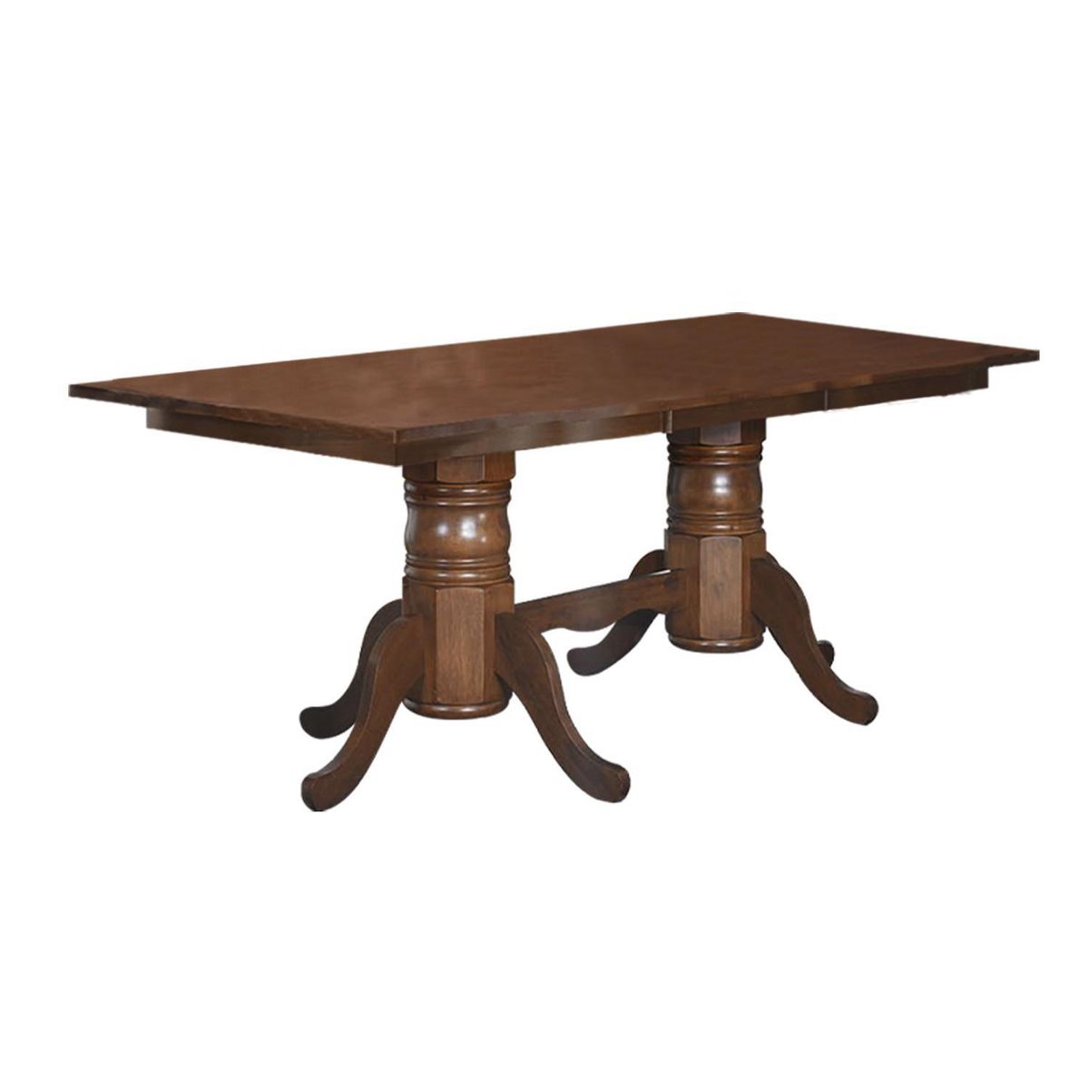 WDS HOME - Juego de comedor Holbox 8 Sillas Mesa Rectangular 100x76x180 cm Café