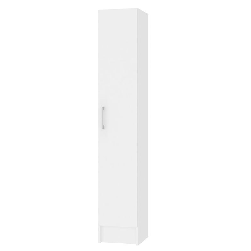 VEKKAHOME - Despensa 1 Puerta 170 x 30 cm Blanco