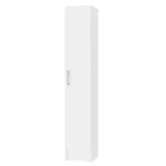 VEKKAHOME - Despensa 1 Puerta 170 x 30 cm Blanco