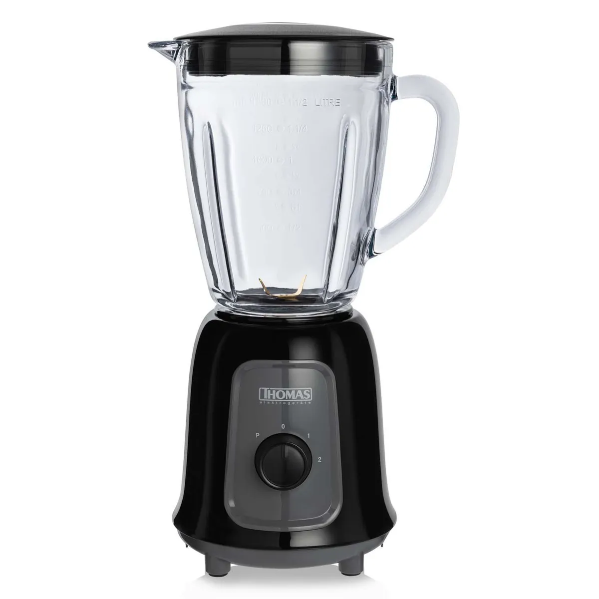 THOMAS - Licuadora 1.5 Litros Negro/Gris TH-330V