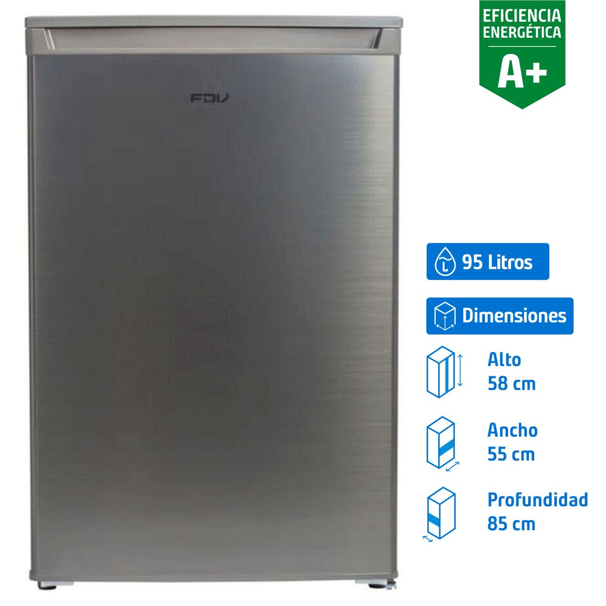 FDV - Frigobar 115 Litros Gris 15293