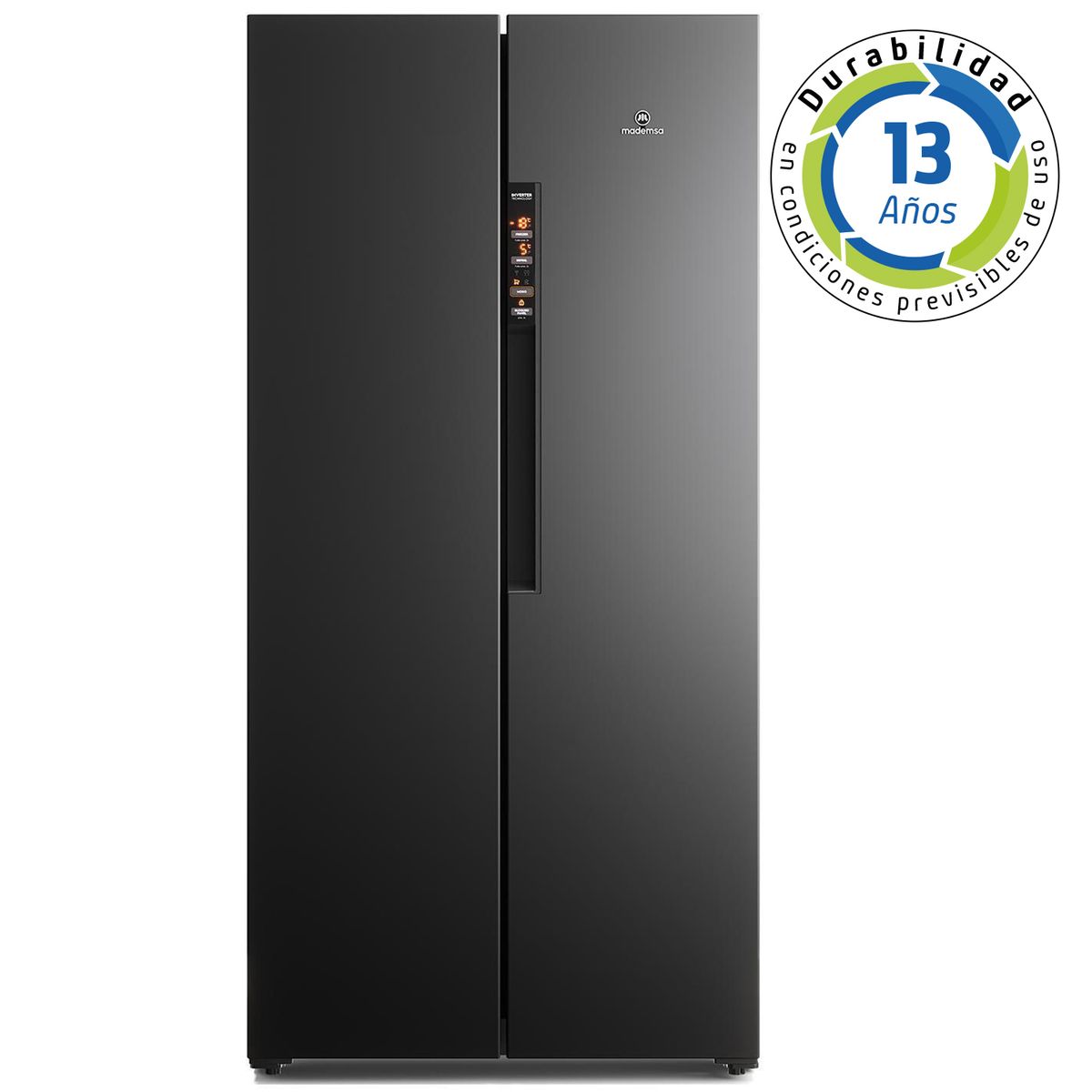 Refrigerador Side by Side No Frost 430 Litros Negro MAS430B, marca MADEMSA - Foto Principal