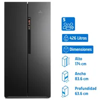 Refrigerador Side by Side No Frost 430 Litros MAS430B