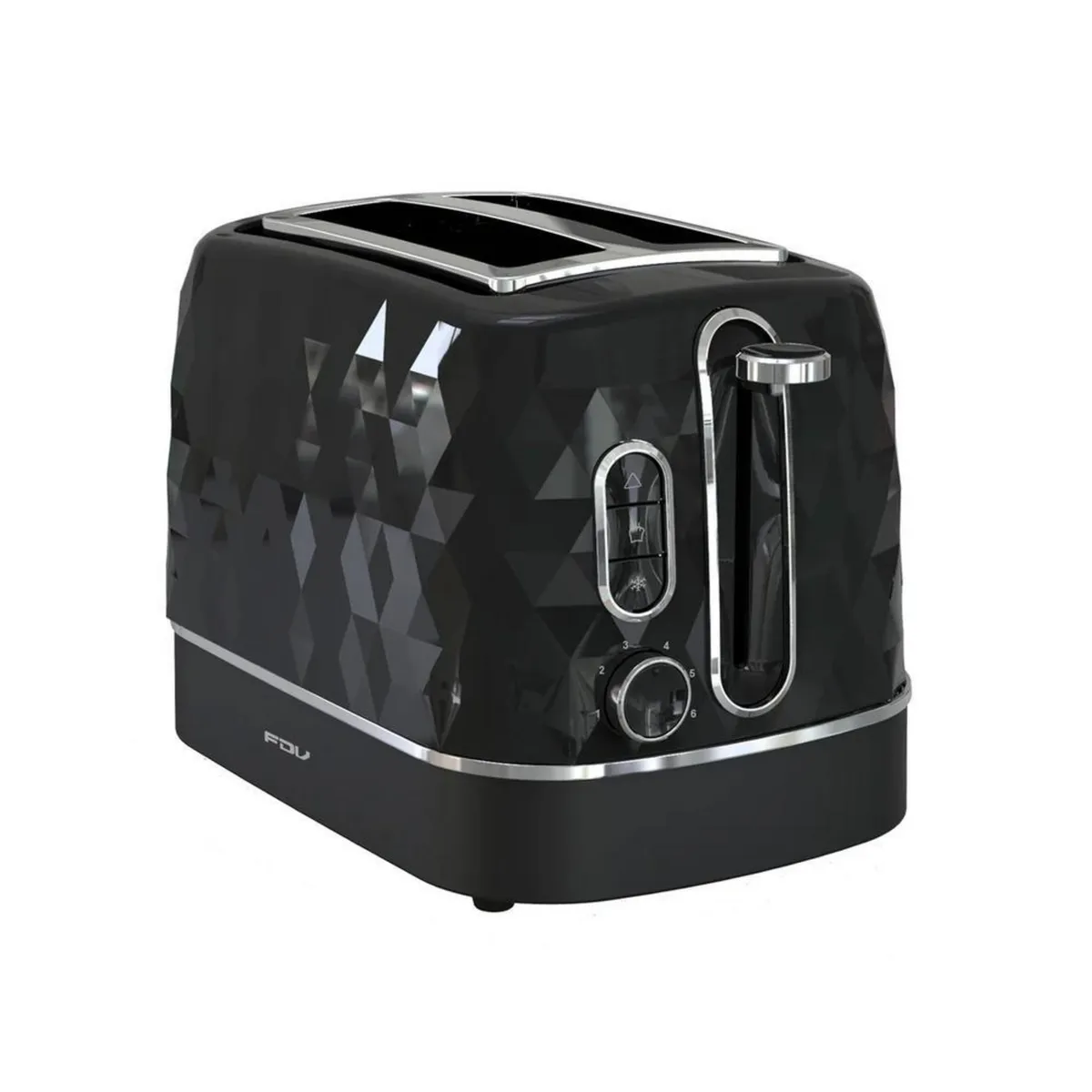 FDV - Tostador 2 Rebanadas Negro Diamond 2R