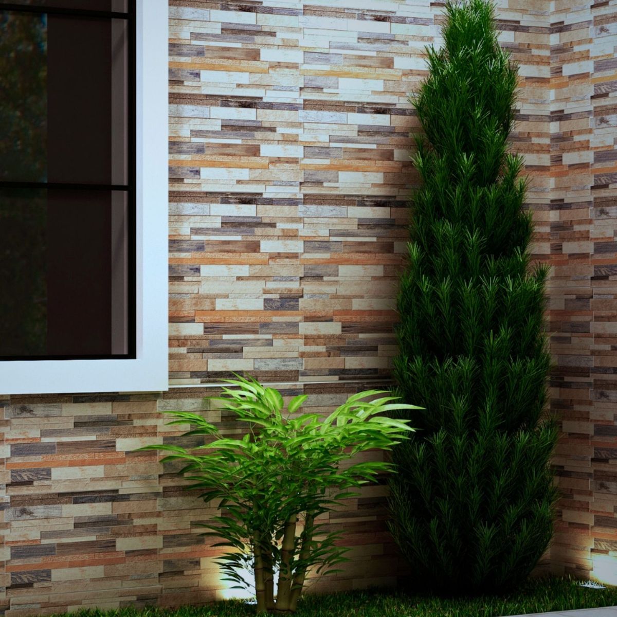 CRISTOFOLETTI - Cerámica 32x54 cm Rock Variado 1.38 m2