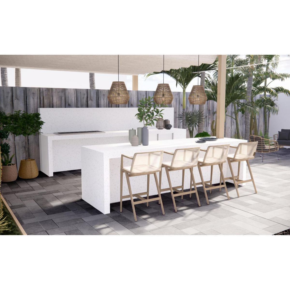 PAMESA - Porcelanato 60x120 cm Rapolano Gris 1.44 m2
