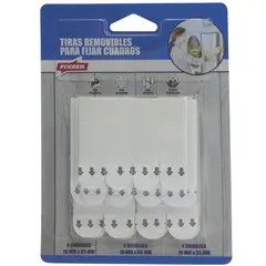 FIXSER - Tiras removibles para cuadros