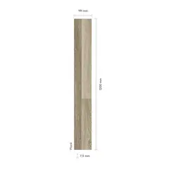 AGT - Piso Fotolaminado 7.5 mm 19.1x120 cm Corvina Beige 2.29 m2