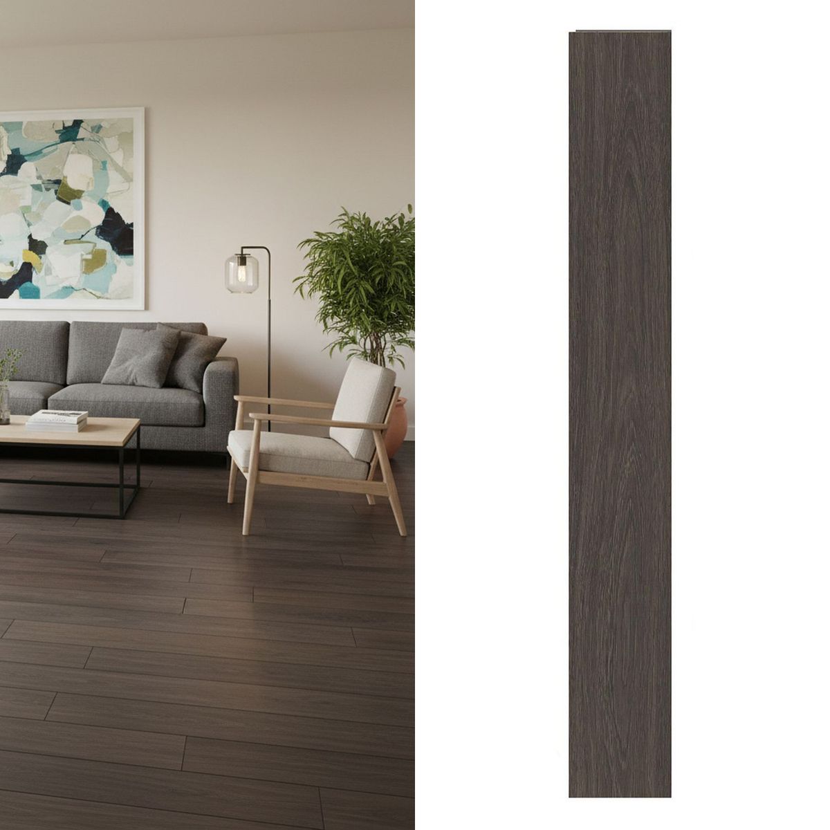 Piso Laminado 7.5 mm Corvina Café 2.29 m2, marca AGT - Foto Principal