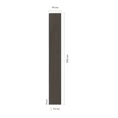 AGT - Piso Fotolaminado 7.5 mm 19.1x120 cm Corvina Café 2.292 m2