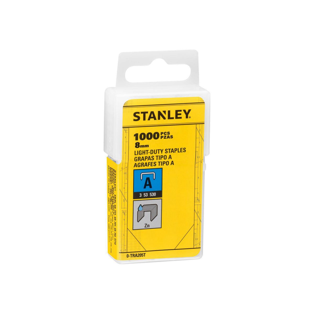 STANLEY - Corchete trab liviano 5/16 1000u