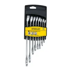STANLEY - Juego 8 llaves punta corona