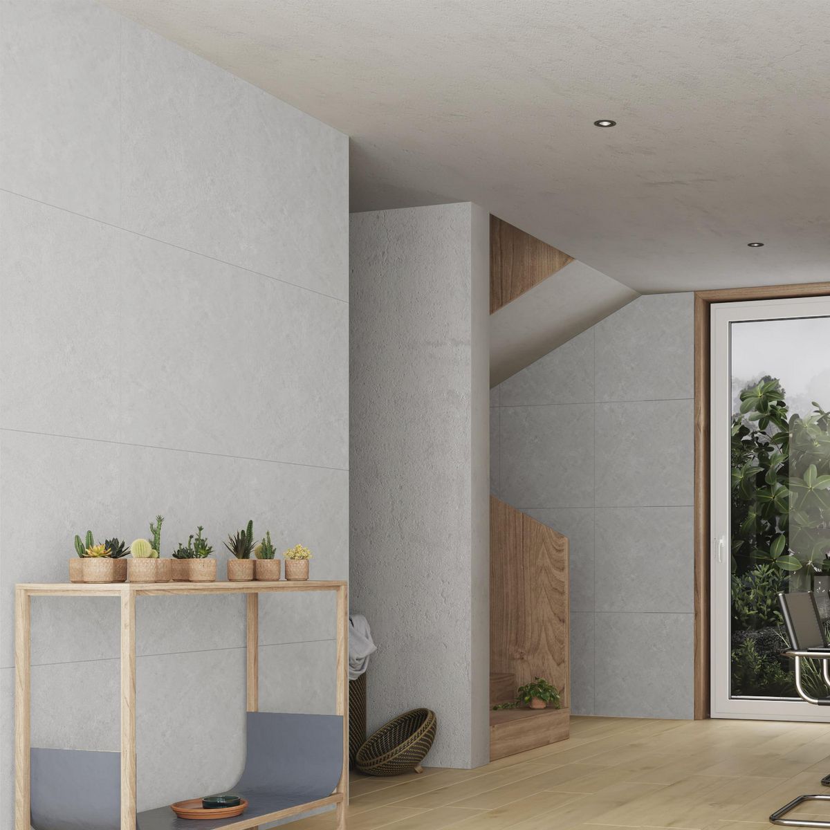 KLIPEN - Gres Porcelánico 60x120 cm Dallas Gris Mate 1.44 m2