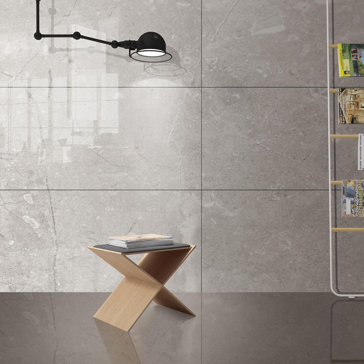 KLIPEN - Porcelanato 60x120 cm Deluxe Blanco 1.44 m2