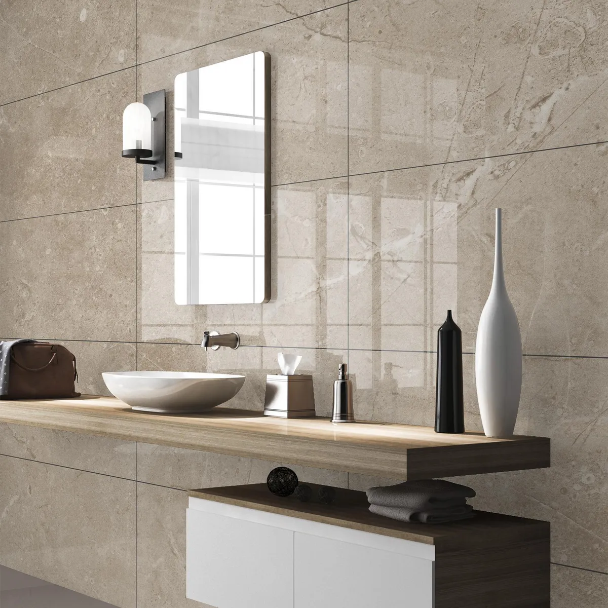 KLIPEN - Porcelanato 60x120 cm Deluxe Beige 1.44 m2