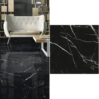 KLIPEN - Porcelanato 60x60 cm Prestige Negro Pulido 1.44 m2