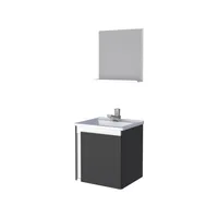 Vanitorio Aereo Onix Negro 37x42x32 cm