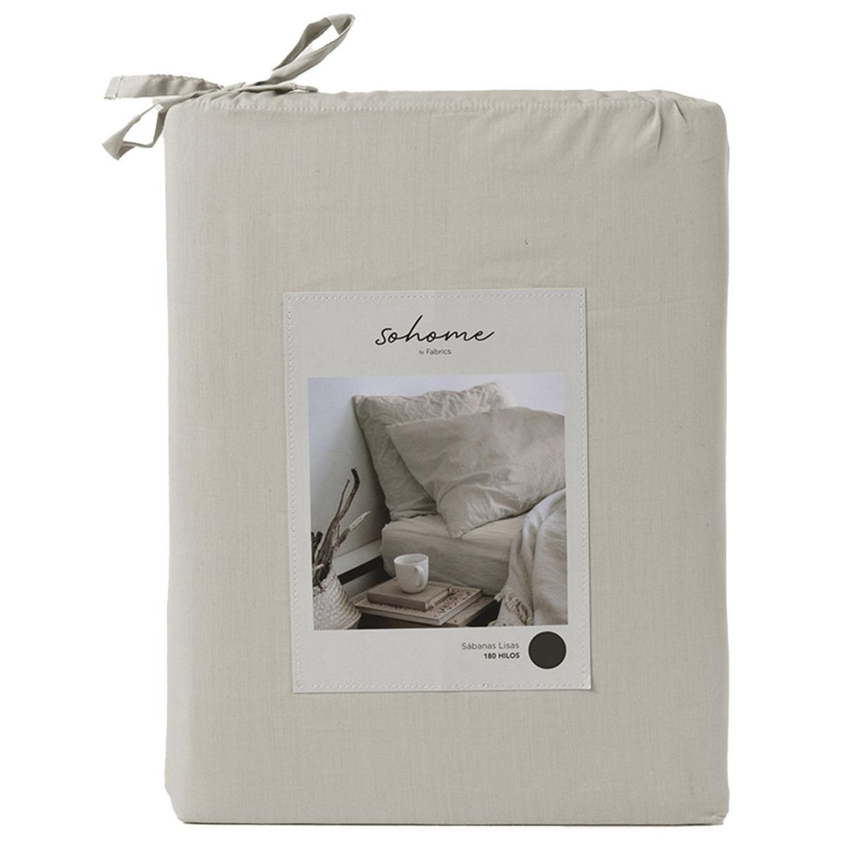 SOHOME - Sábana Lisa Poliéster Algodón 180 Hilos
