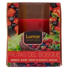 LUMAR - Vela en Vaso 9x7 cm Aroma Frutas Bosque