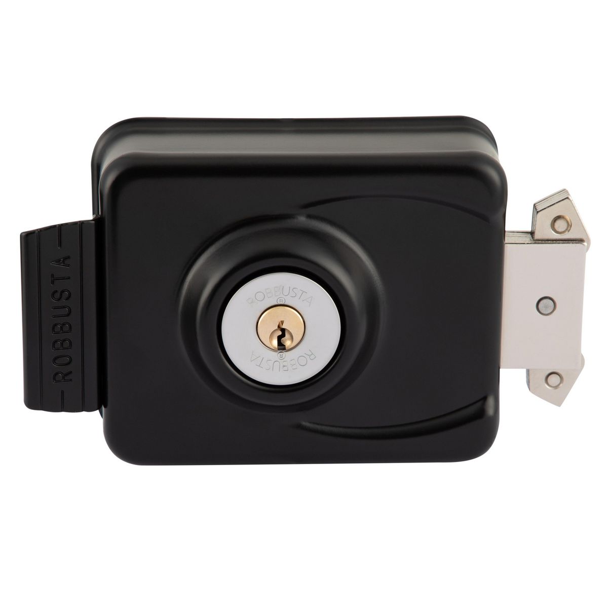 POLI - Cerradura Cerradura de acceso Sobreponer con Caja Negro 