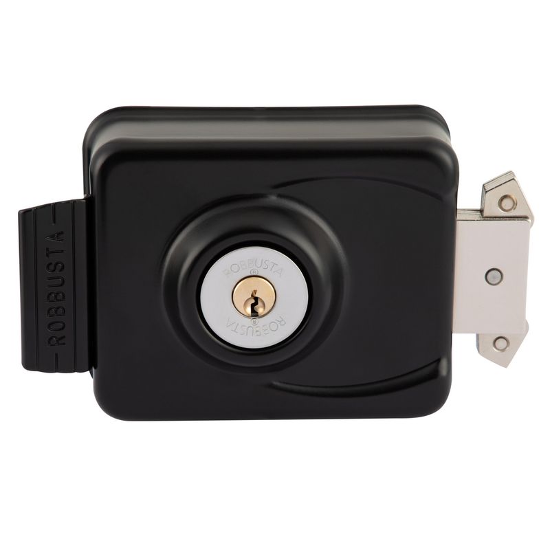 POLI - Cerradura Acceso Sobreponer con Caja Negro Robbusta 7300